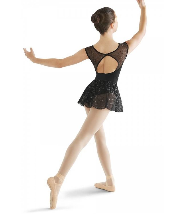 Mirella Mirella Ombre Sequin Cap Sleeve Leotard M671C