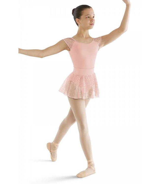 Mirella Mirella Ombre Sequin Cap Sleeve Leotard M671C