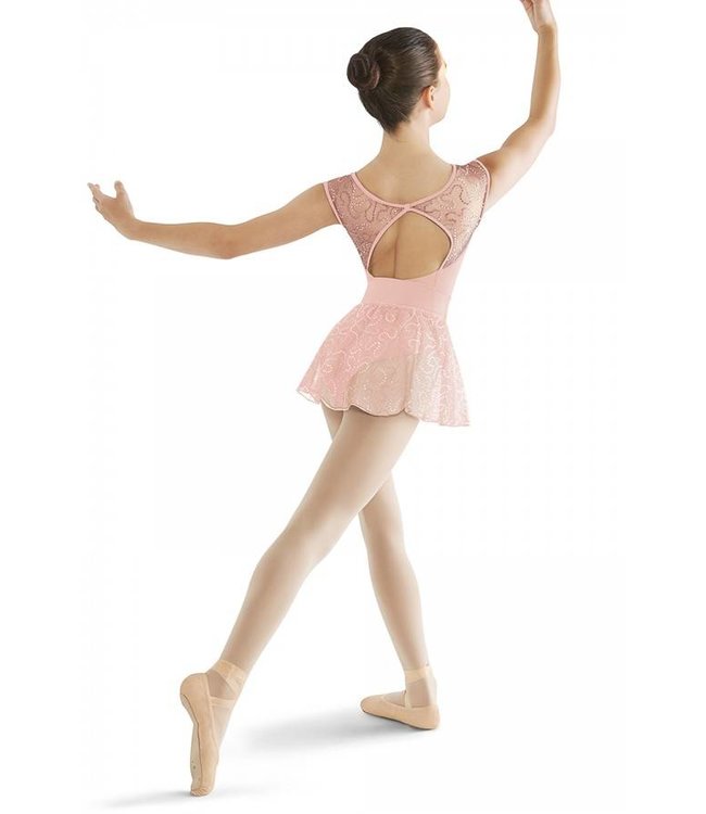 Mirella Mirella Ombre Sequin Cap Sleeve Leotard M671C