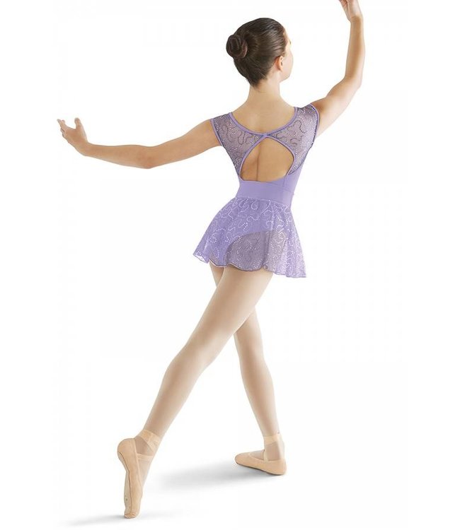 Mirella Mirella Ombre Sequin Cap Sleeve Leotard M671C