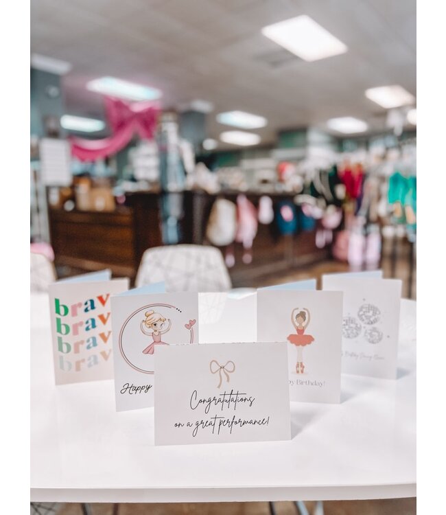 BP Designs BP Dancewear Greeting Cards