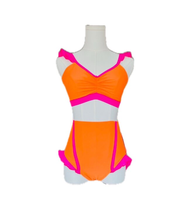 BP Designs BP Designs Mesh Ruffle Top 75313