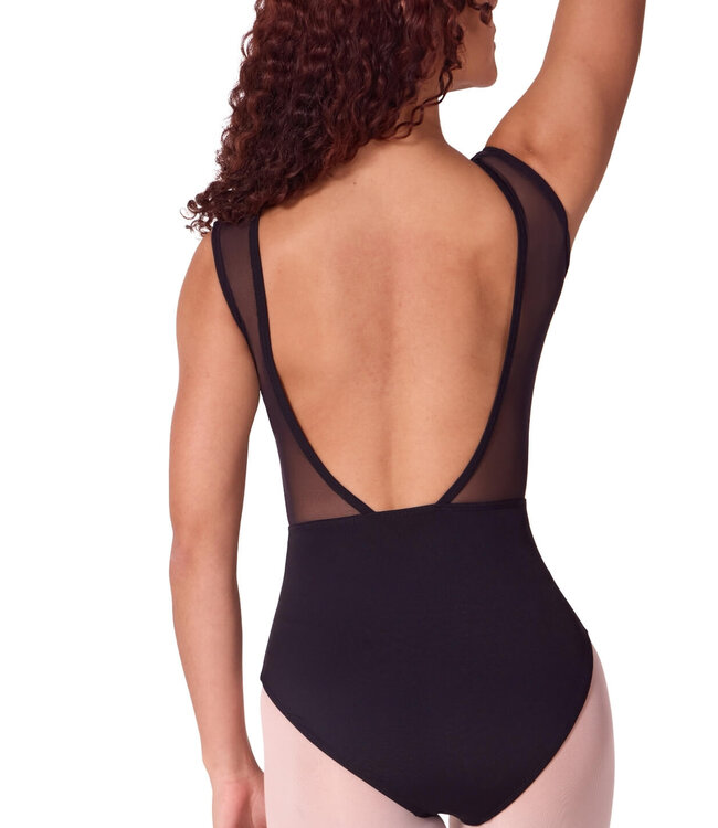 Capezio Capezio Asymmetrical Boat Neck Leo EL106W