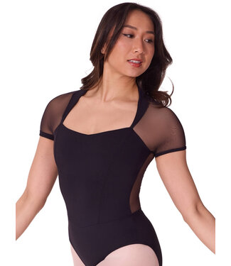 Capezio Corset Short Sleeve Leo EL108W