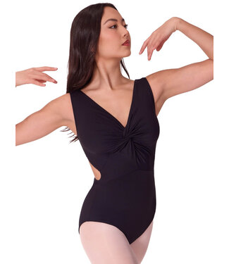 Capezio Twist Front Leo EL104W