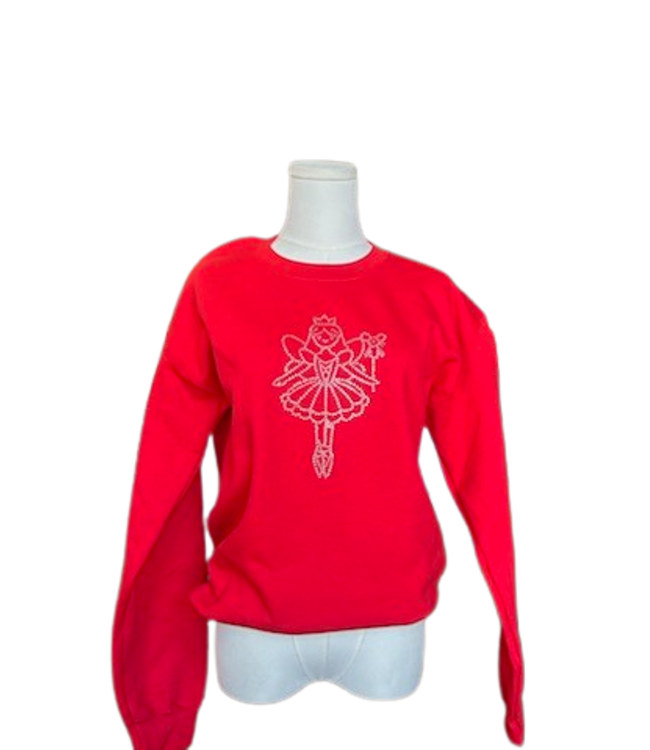 Trendy Trends Trendy Trends Rhinestone Holiday Crewneck