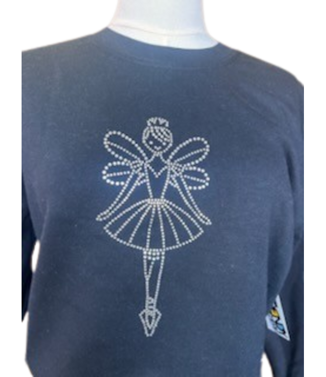 Trendy Trends Trendy Trends Rhinestone Holiday Crewneck