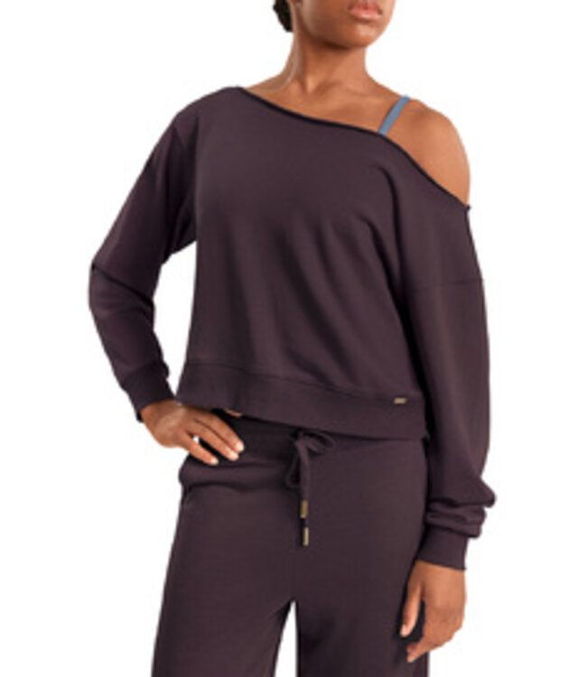 Bloch Bloch Off The Shoulder Sweatshirt M30019L