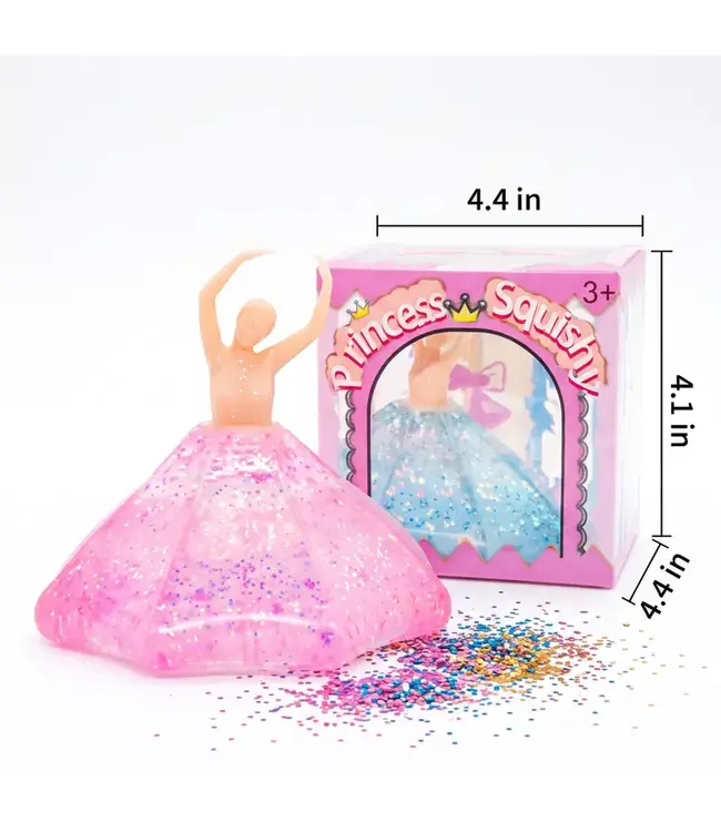 PRINCESS BALLERINA GLITTER SQUISHY