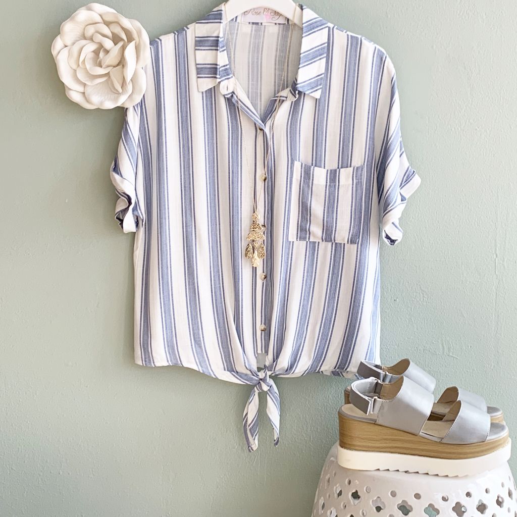 Ariana Stripe Top
