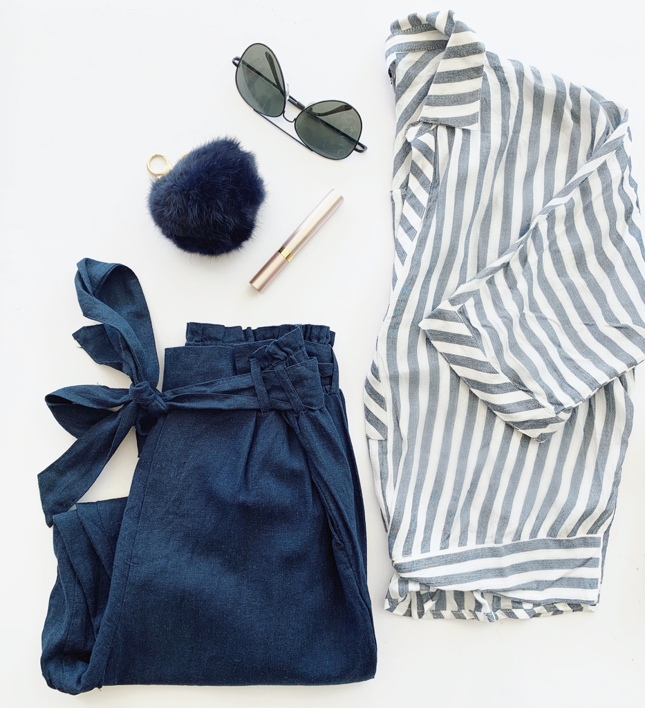 Bow Tie Linen Pants