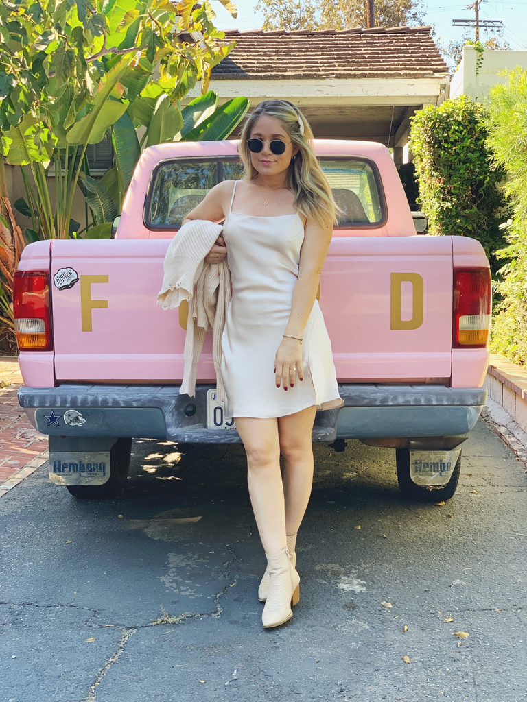 Sharon Cowl Neck Mini Dress