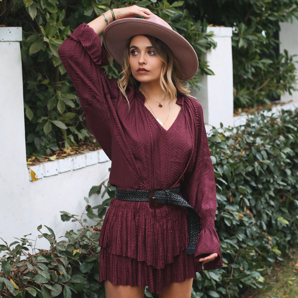 Zebra Print Mini Dress