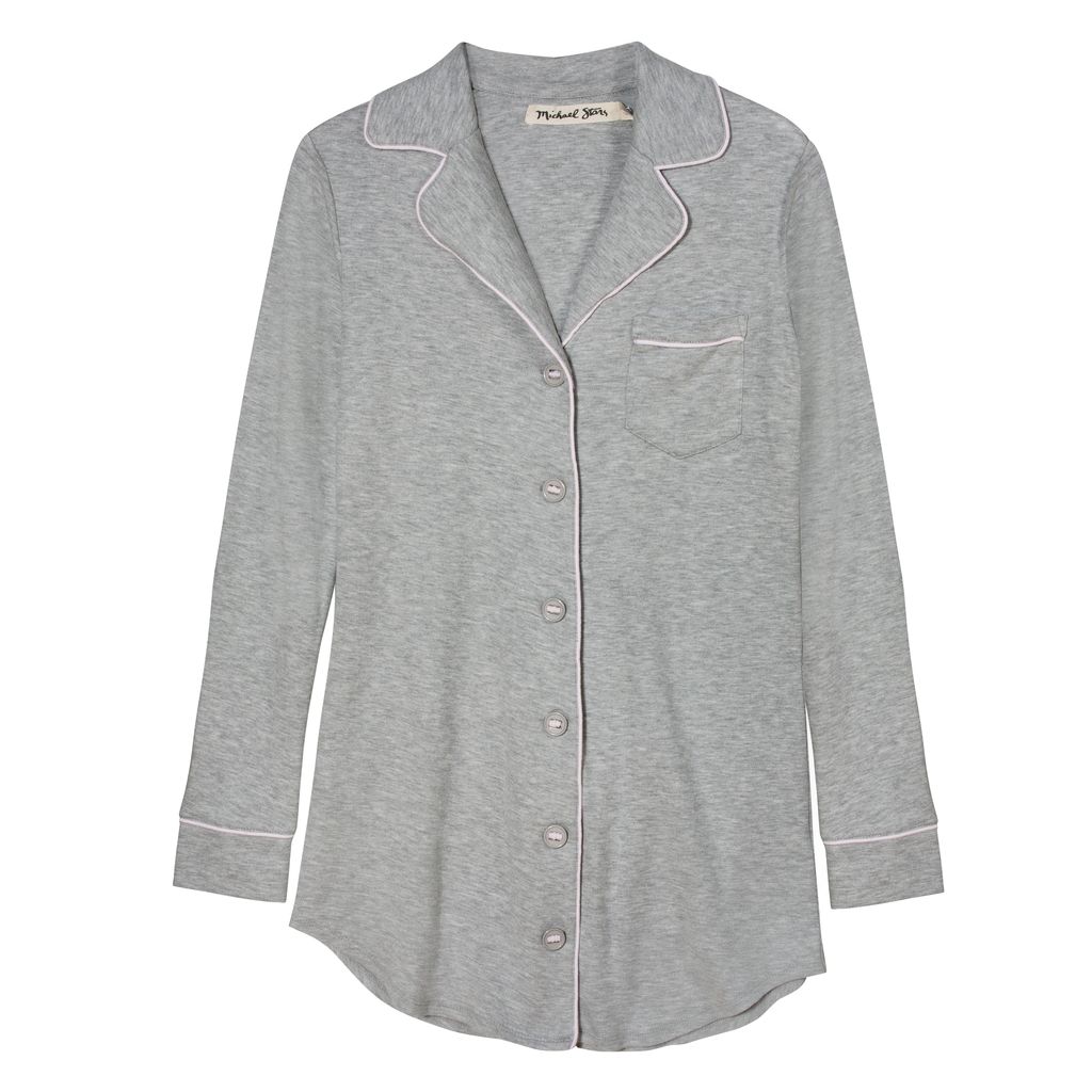 Button Up Night Shirt