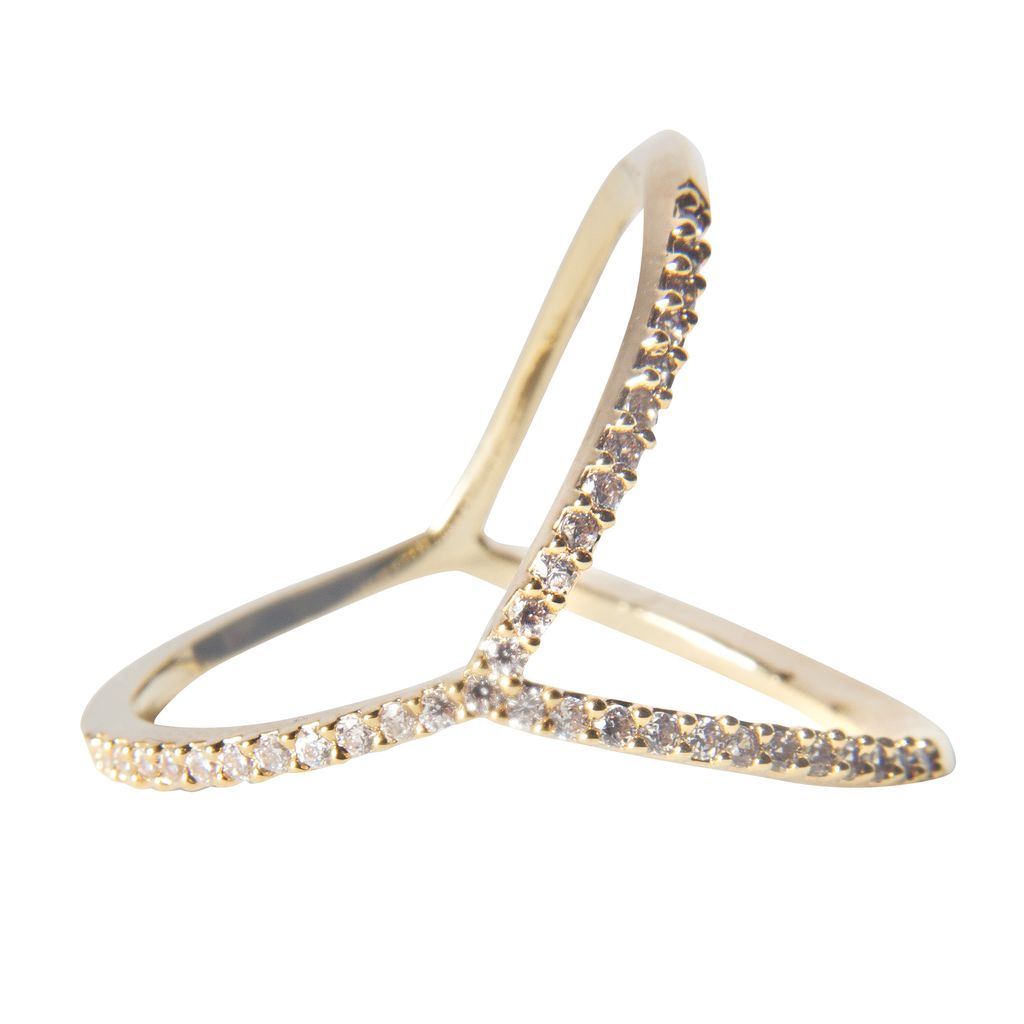 Jewel Trim Y Ring