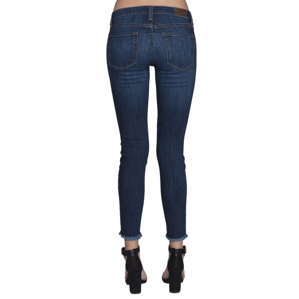 Distressed Fray Skinny