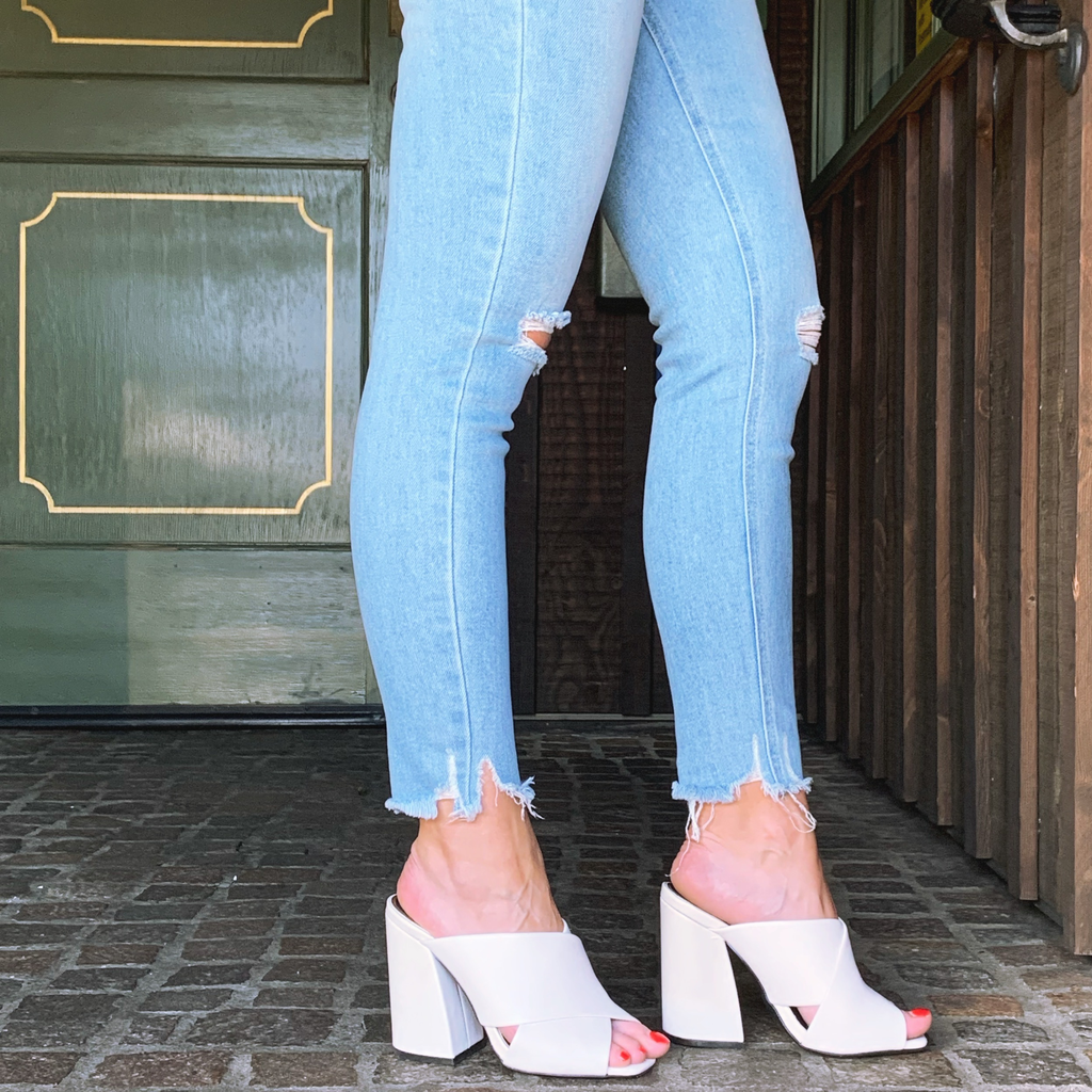 Hight Rise Destroyed Skinny