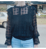 Extra Lacey Neck Top