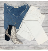 Natalie VNeck Top With Detail