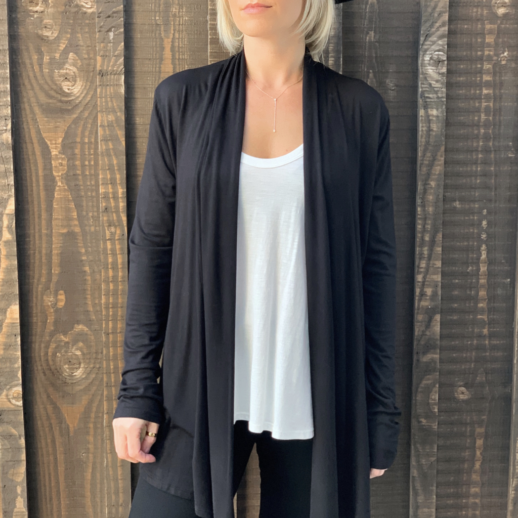 Emma's Closet Simple Open Cardigan