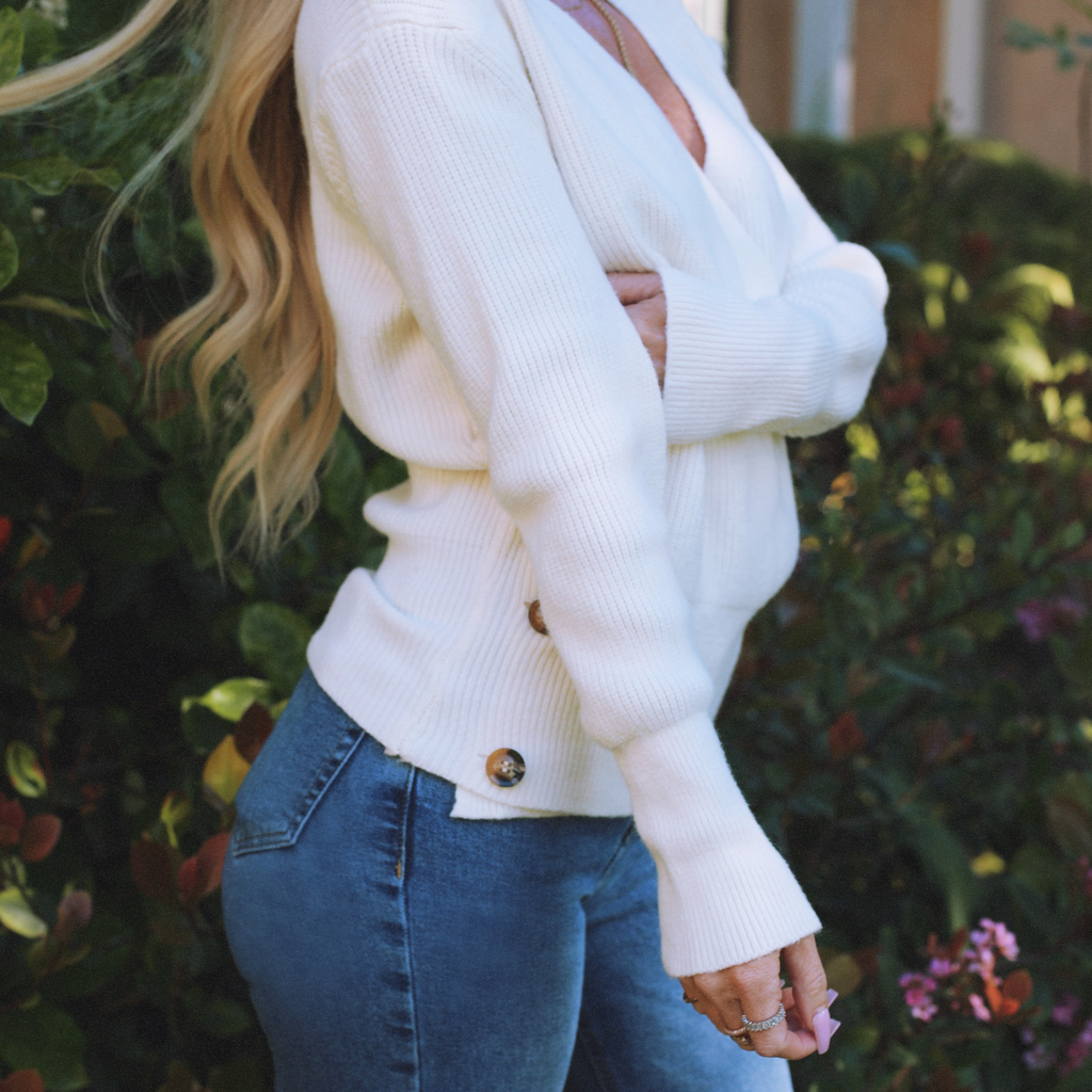 Court Cross-Over Sweater