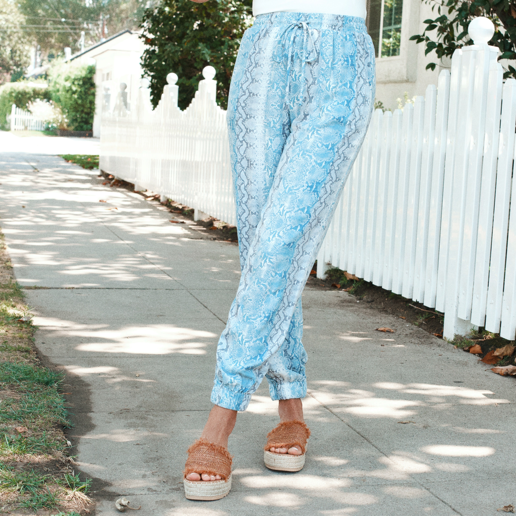 Creepe Drawstring Jogger