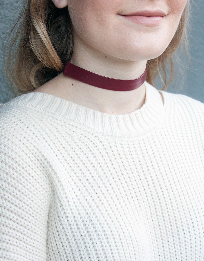 Thick Leather Choker
