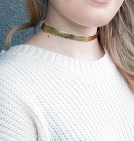 Thin Metallic Choker