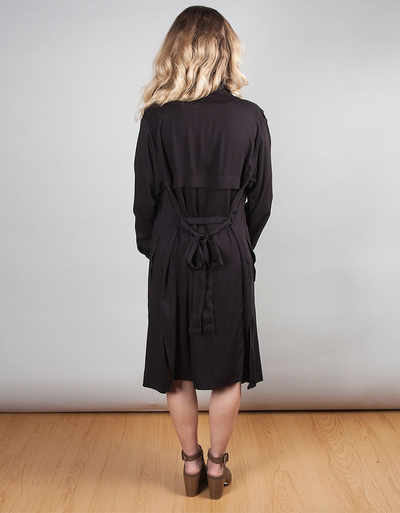 Heavy Rayon Twill Coat