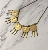 Geometric Aztec Necklace