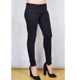 Mid Rise Skinny W Knee Slits