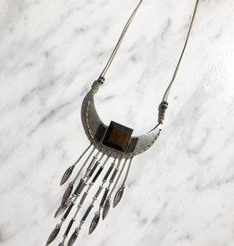 Aztec Wood Necklace
