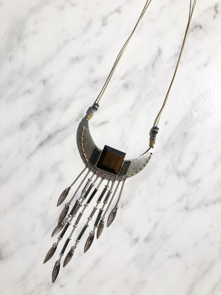 Aztec Wood Necklace