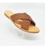 Braided X Strap Sandal