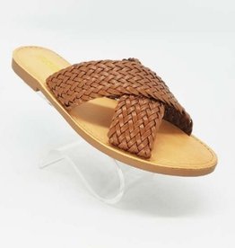 Braided X Strap Sandal