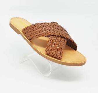 Braided X Strap Sandal