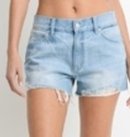 Relaxed Destroyed Hem Short