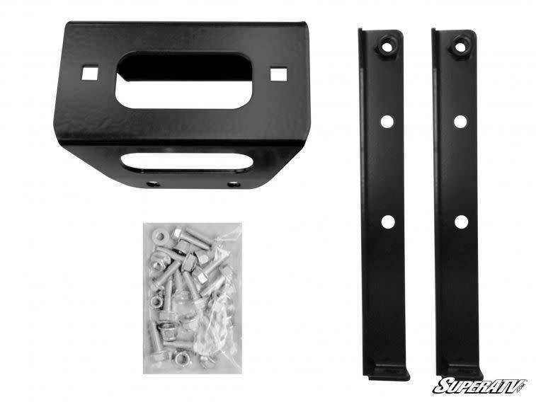 SuperATV SATV - Polaris RZR Winch Mounting Plate For 3500 lb. Winches