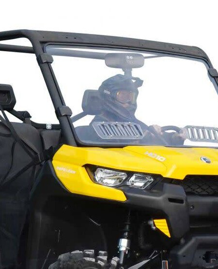 Can-Am Defender Scratch Resistant Vented Full Windshield