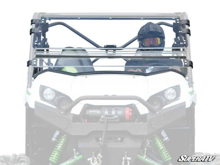SuperATV Kawasaki Teryx 750 / 800 Scratch Resistant Flip Windshield