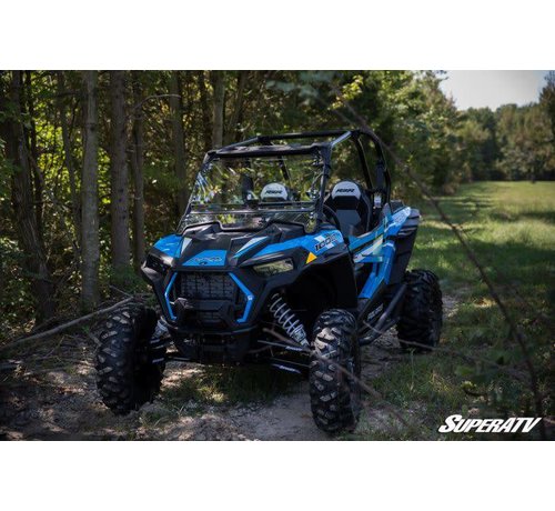 SuperATV SATV - Polaris Scratch Resistant Flip Windshield