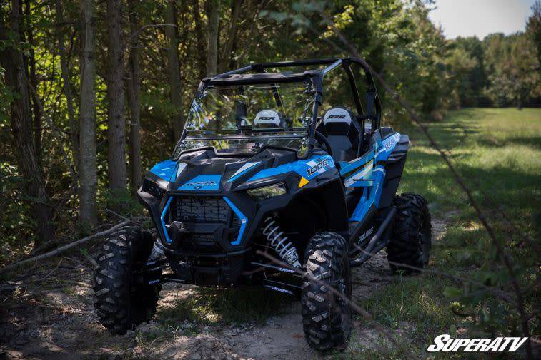 SuperATV SATV - Polaris Scratch Resistant Flip Windshield