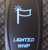 WLO WLO - Rocker Switch / 5 -  Lighted Whip  - Blue