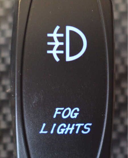 WLO - Rocker Switch / 5 - Fog Light - Blue