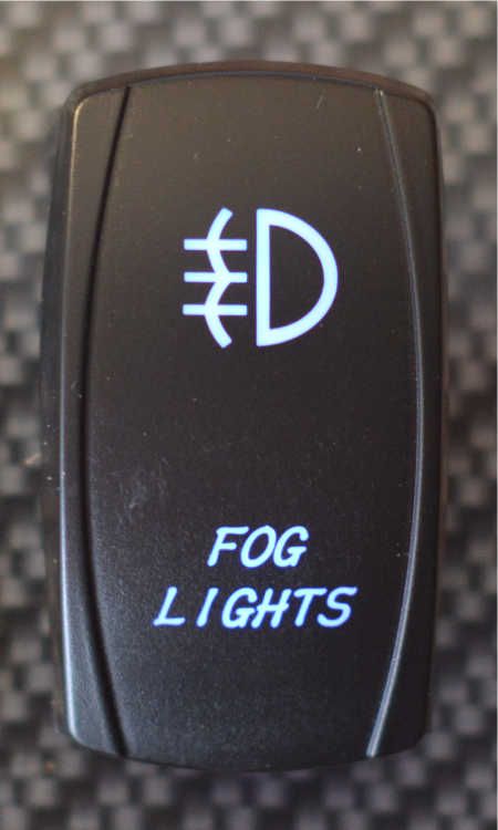 WLO WLO - Rocker Switch / 5 - Fog Light - Blue