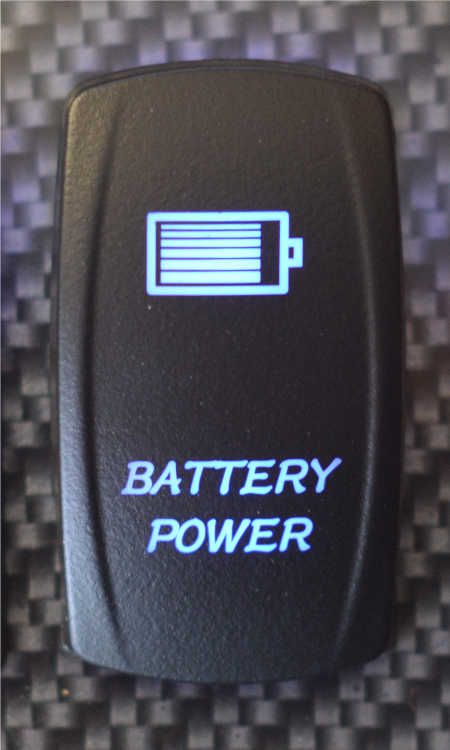 WLO WLO - Rocker Switch / 5 - Battery Power