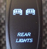 WLO WLO - Rocker Switch / 5 -  Off Road Light  - Blue