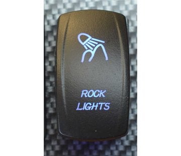 WLO - Rocker Switch / 5 -  Rock Light  -  Blue