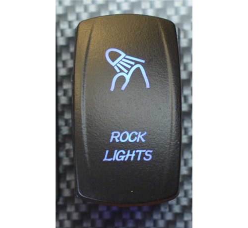 WLO - Rocker Switch / 5 -  Rock Light  -  Blue