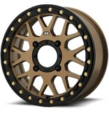 KMC KMC - KS235 Granade Beadlock - Satin Bronze 15x6 4/156 +38mm *